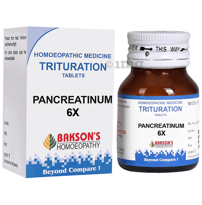 Bakson's Homeopathy Pancreatinum Trituration Tablet 6X