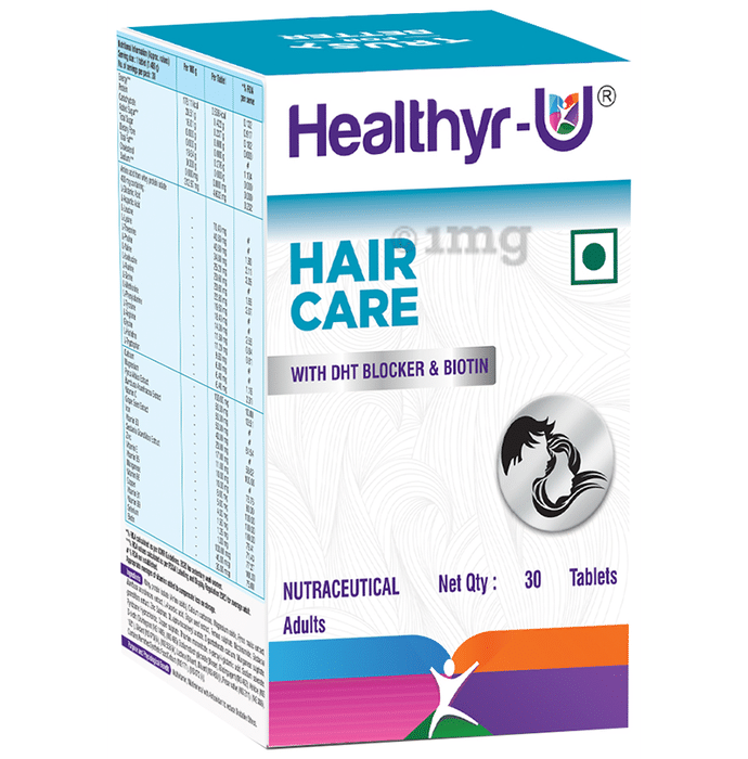Healthyr-U Hair Care with DHT Blocker & Biotin Tablet