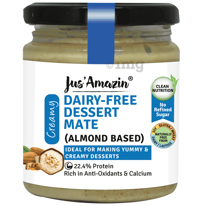 Jus Amazin Creamy Dairy-Free Dessert Mate (Almond Based)