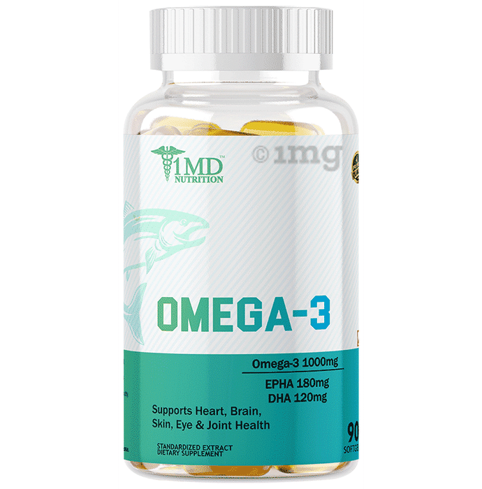 1MD Nutrition Omega 3 Softgel