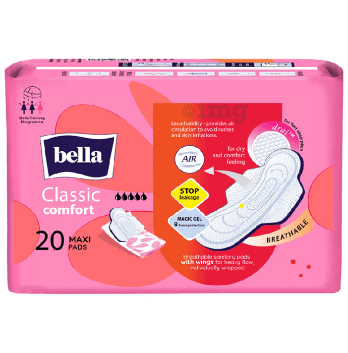 Bella Classic Comfort Drai Sanitary Pads Maxi