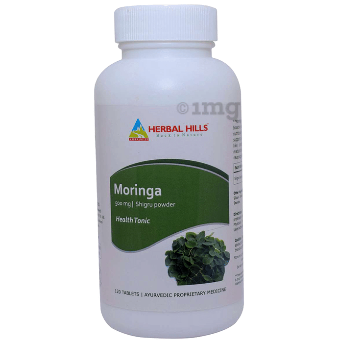 Herbal Hills Moringa 500mg Tablet