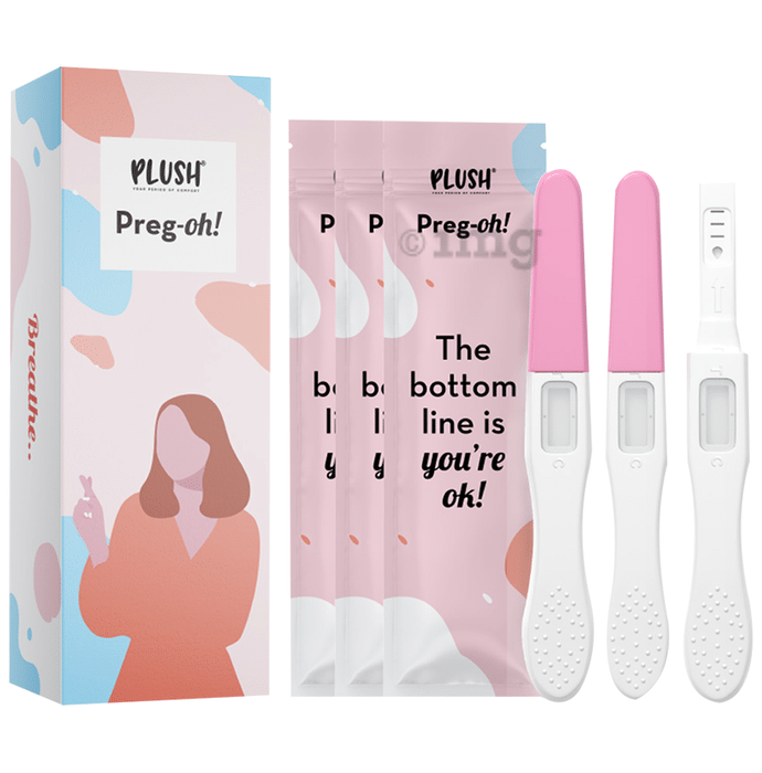 Plush Preg-Oh! Midstream Pregnancy Test Kit