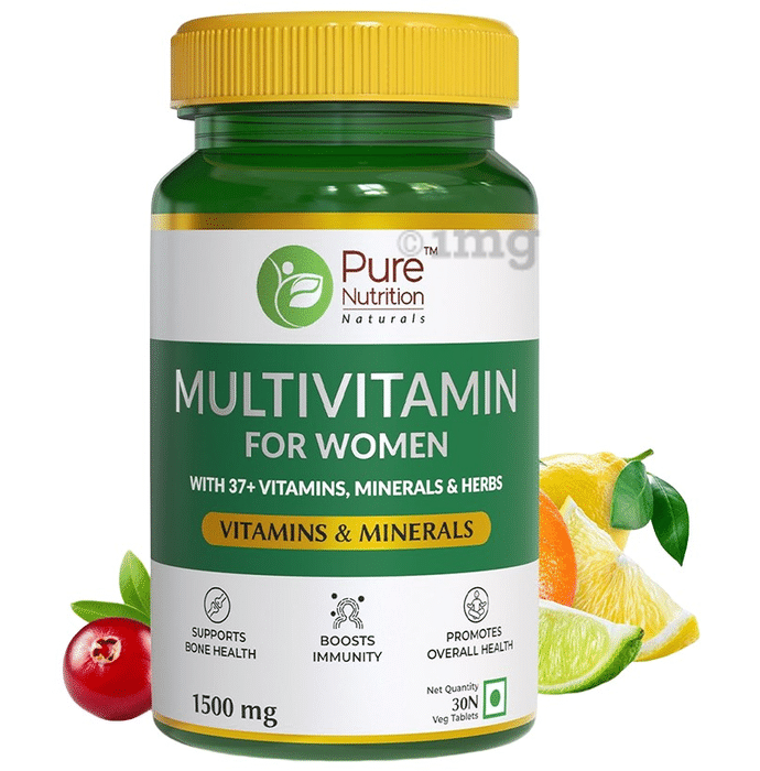 Pure Nutrition Multivitamin for Women with Minerals | For Healthy Bones & Immunity | Tablet
