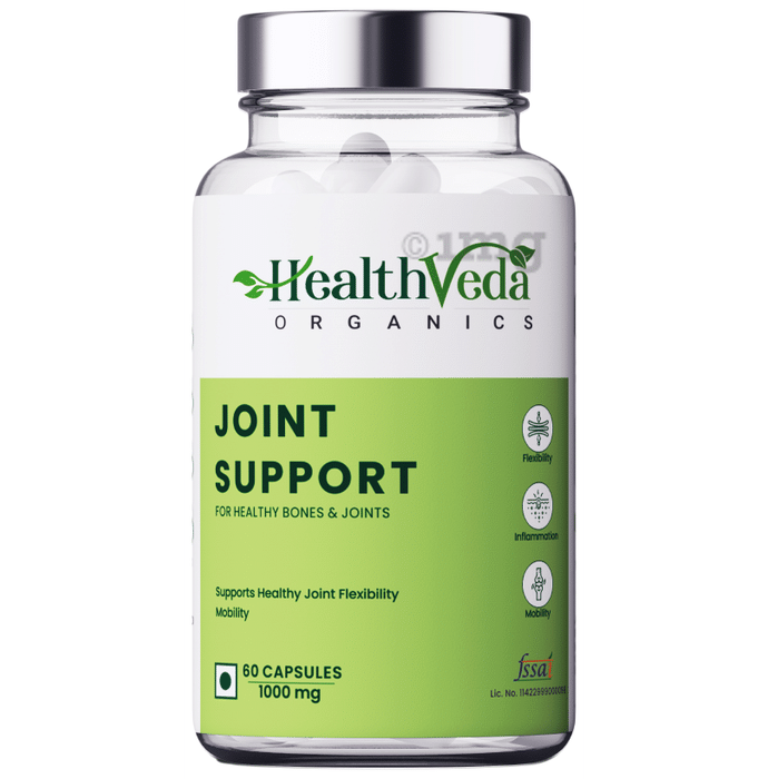 Health Veda Organics Plant Based Joint Support 1000mg Veg Capsule