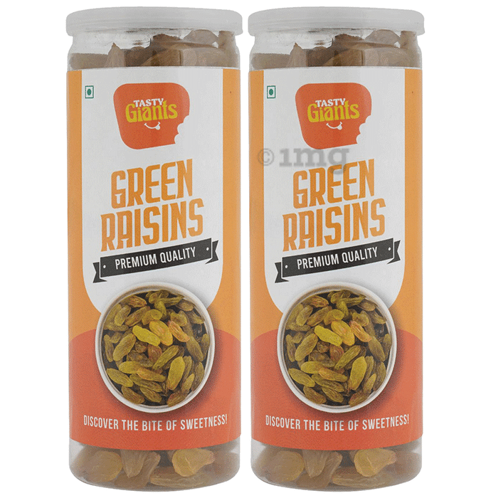Tasty Giants Green Raisins (200gm Each)