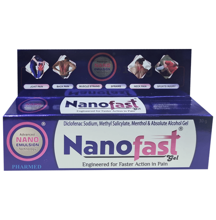 Nanofast 1% Fast Pain Relieving Gel