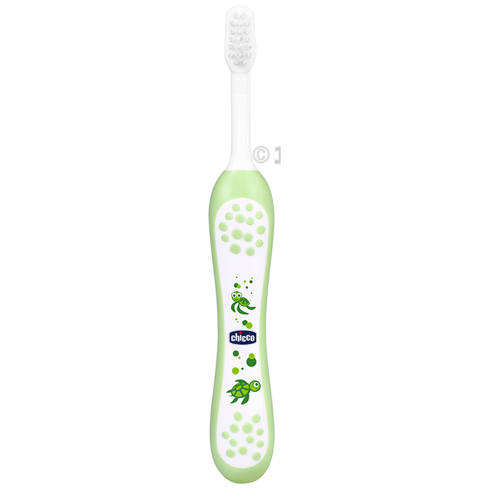 Chicco Kids Toothbrush for 6-36 Months  Green
