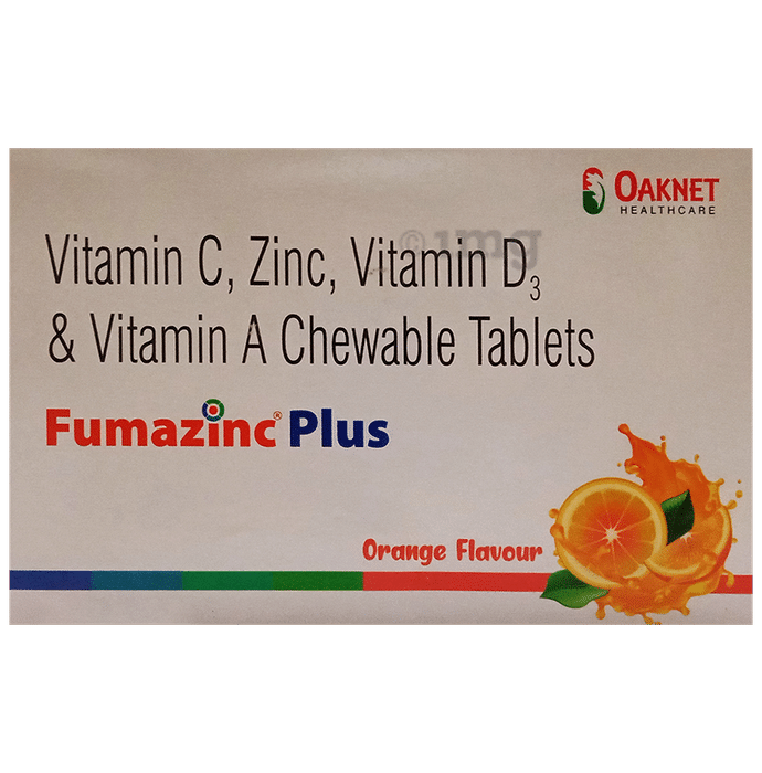 Fumazinc Plus Chewable Tablet Orange