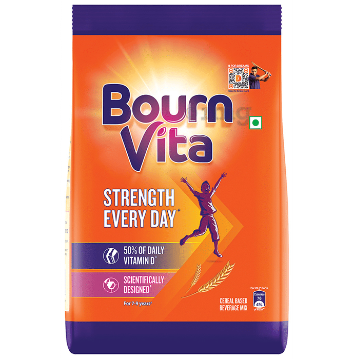 Bournvita Cadbury Bournvita with Vitamin D for Strength/Chocolate Refill