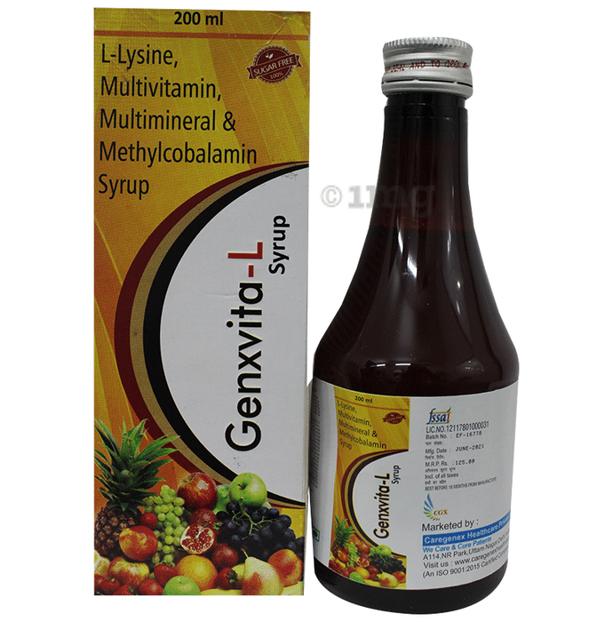 Genxvita-L Syrup Sugar Free