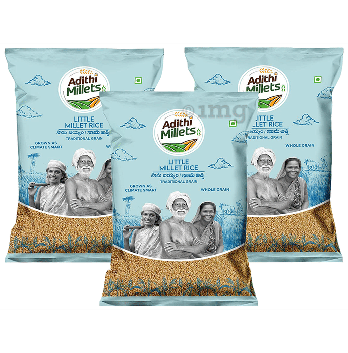 Adithi Millets Combo Pack of Little Millet (500gm Each)