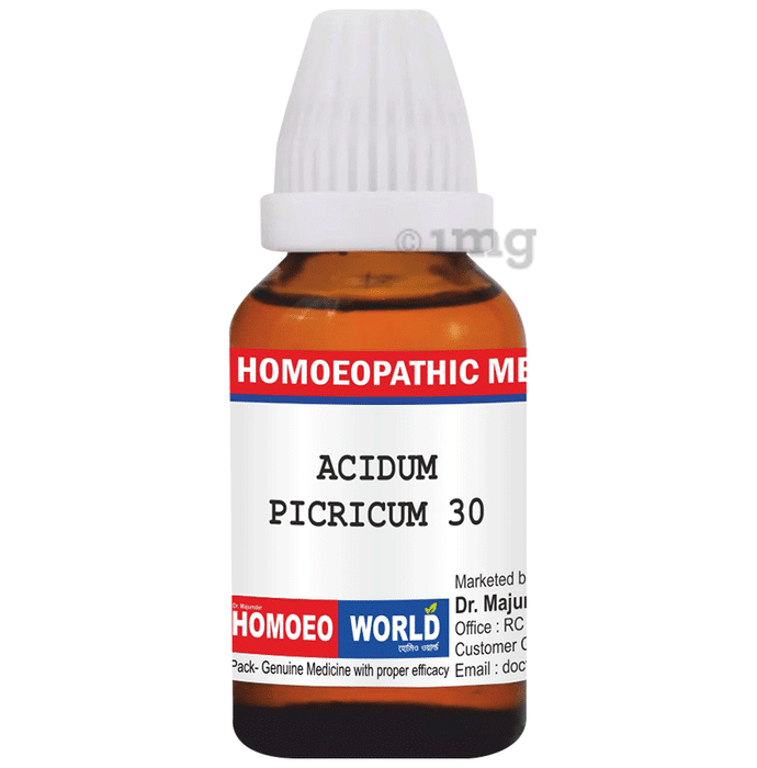 Dr. Majumder Homeo World Acidum Picricum Dilution 30