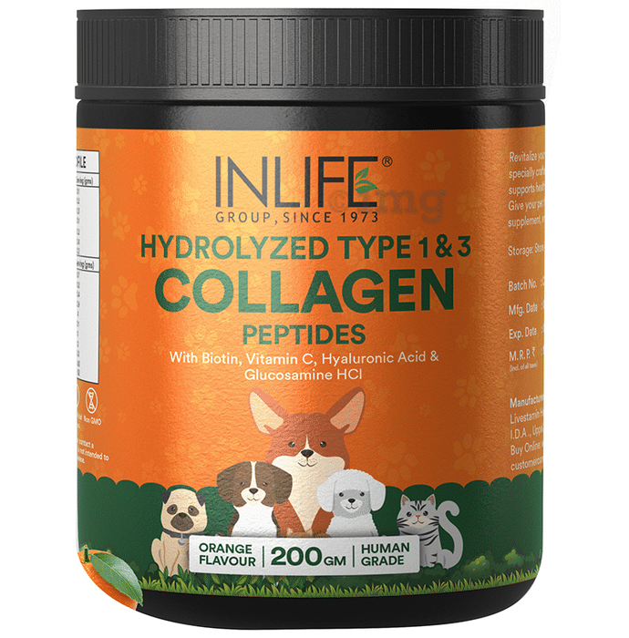 Inlife Collagen for Pet Supplement  Orange