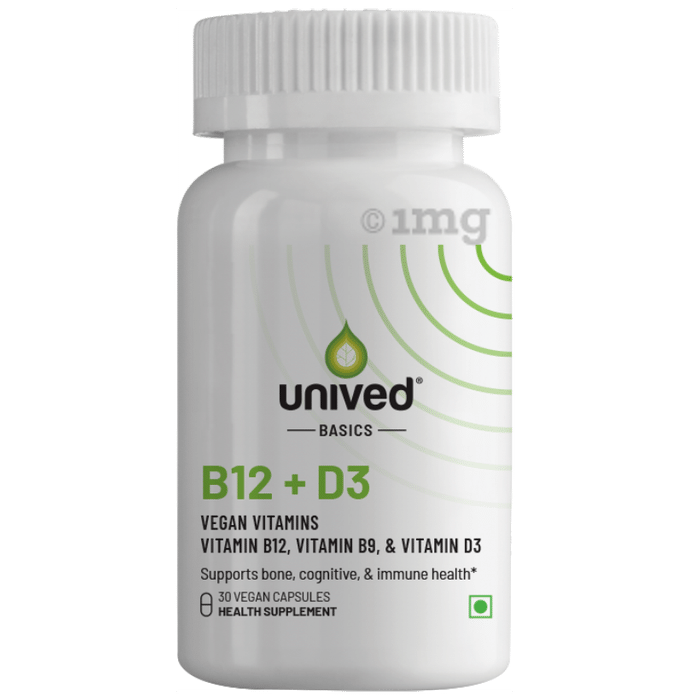 Unived Basics B12 + D3 Vegan Capsule