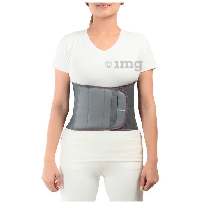 Buy K Squarians Abdominal Belt After Delivery for Tummy Reduction, Grey,  Large, Fits 40-46 Inches Online at Best Prices in India - JioMart.