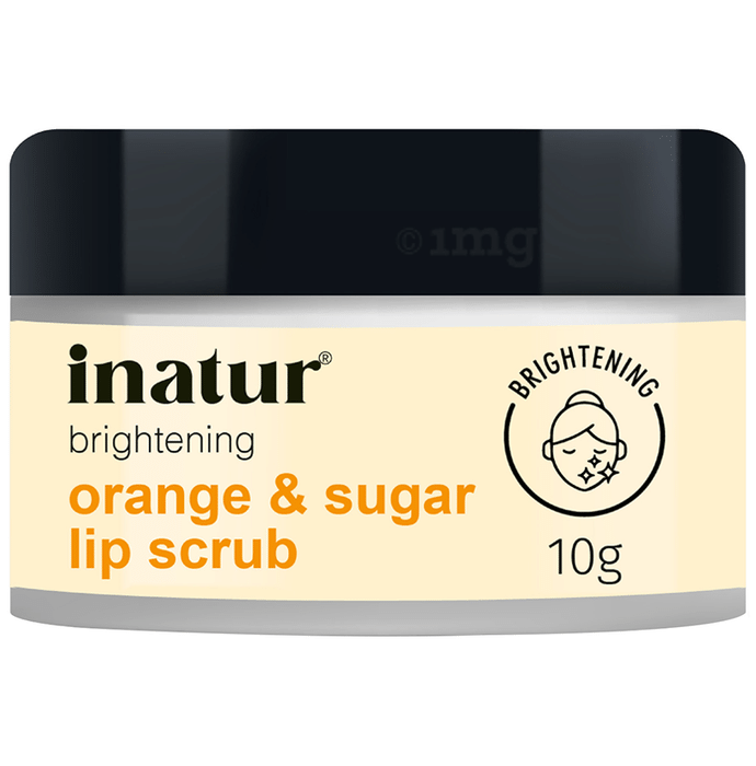Inatur Orange and Sugar Lip  Scrub