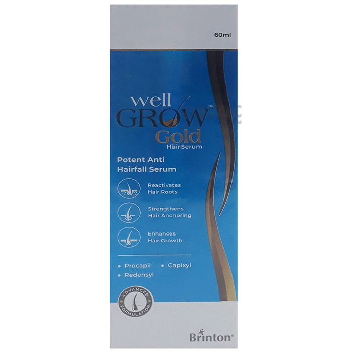 Well Grow Gold Anti-Hairfall Hair Serum for Hair Care & Hair Growth