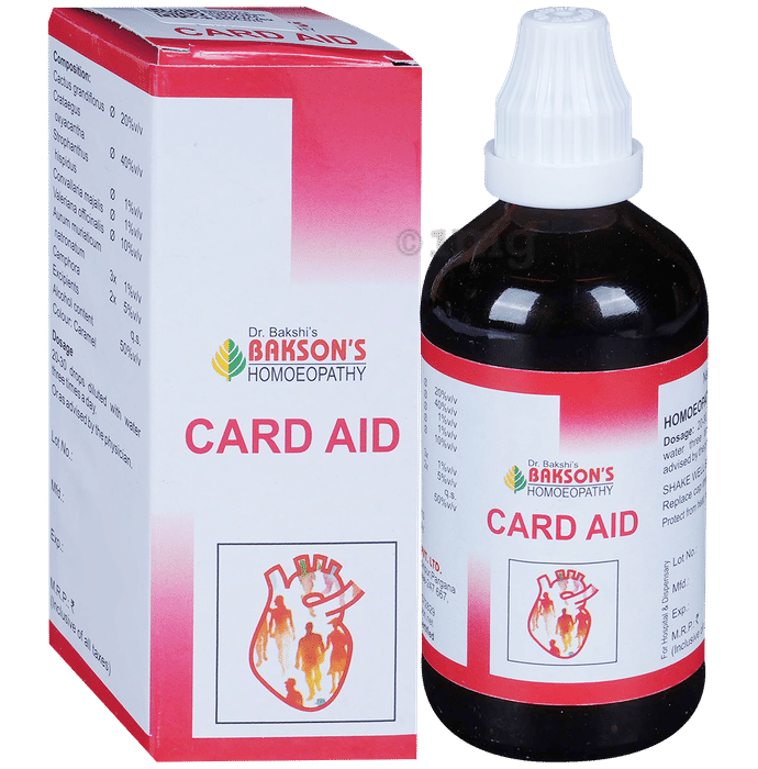 Bakson's Homoeopathy Card Aid Drop
