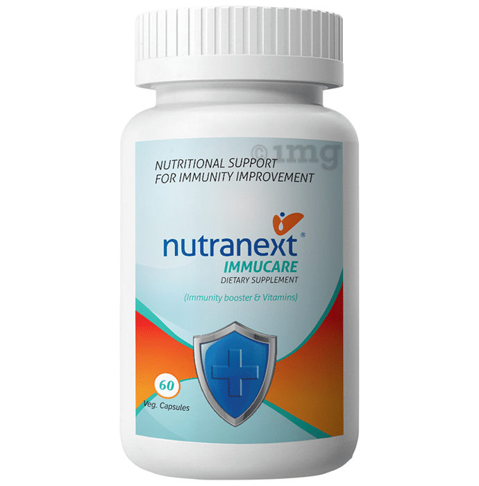 Nutranext Immucare Cow Colostrum Nutritional Supplement Veg Capsule