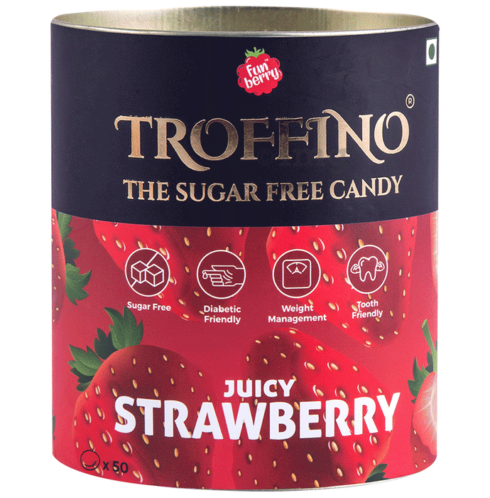 Troffino The Sugar Free Candy Juicy Strawberry