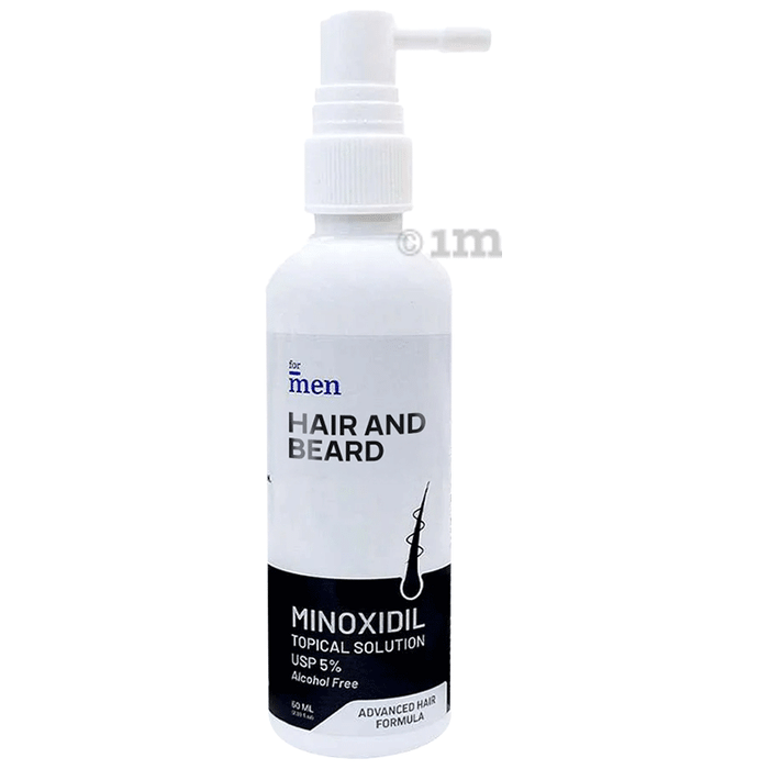 For Men Beard Essentials Minoxidil 5% Beard Growth Tonic