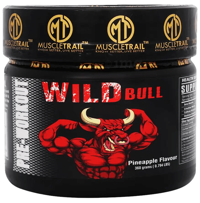 Muscle Trail Pre-Workout Wild Bull Pineapple