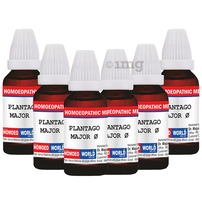 Dr. Majumder Homeo World Plantago Major Mother Tincture (30ml Each) Q