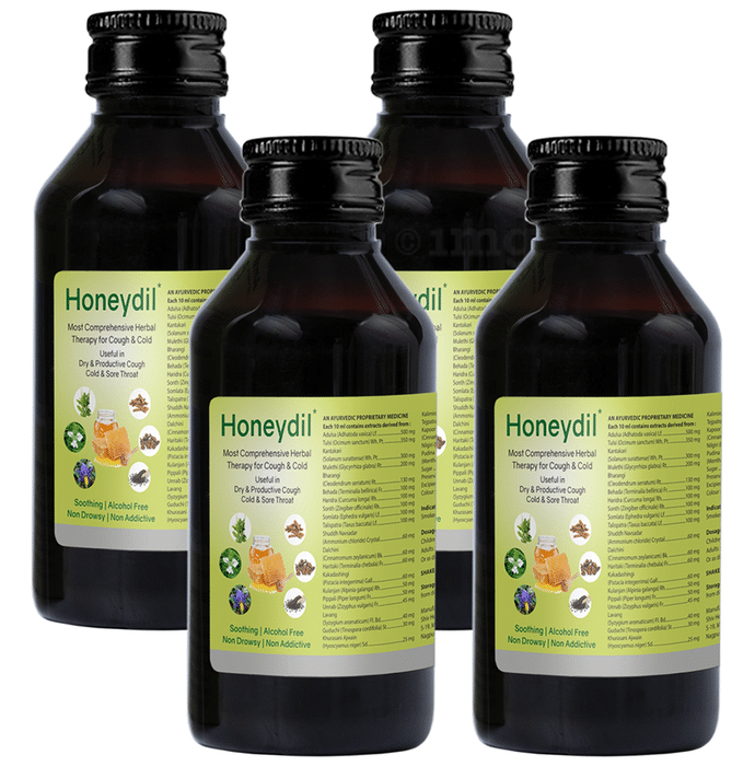 Honeydil Cough Syrup (100ml Each)