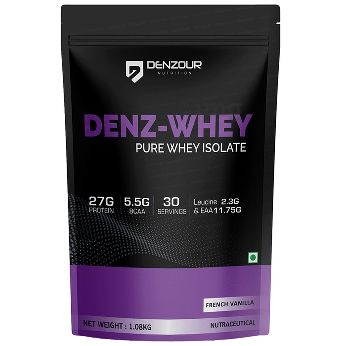 Denzour Nutrition Denz-Whey Isolate Powder French Vanilla
