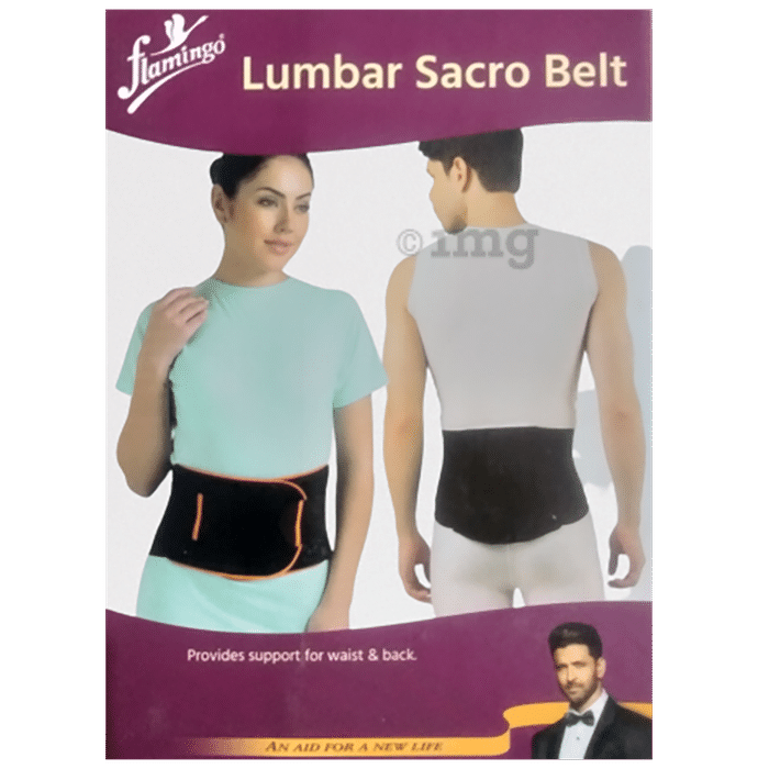 Flamingo Lumbar Sacro Belt | For Pain Relief | Supports Waist & Back
