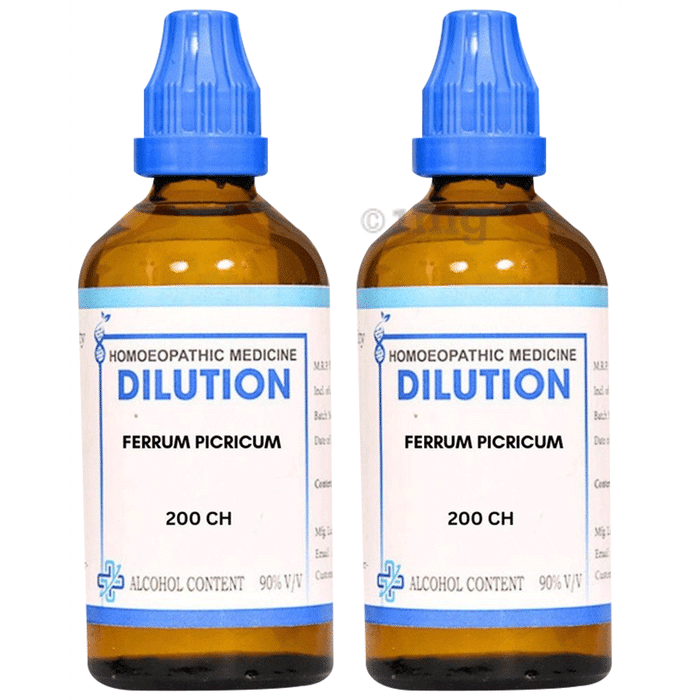 LDD Bioscience Ferrum Picricum Dilution (100ml Each) 200 CH