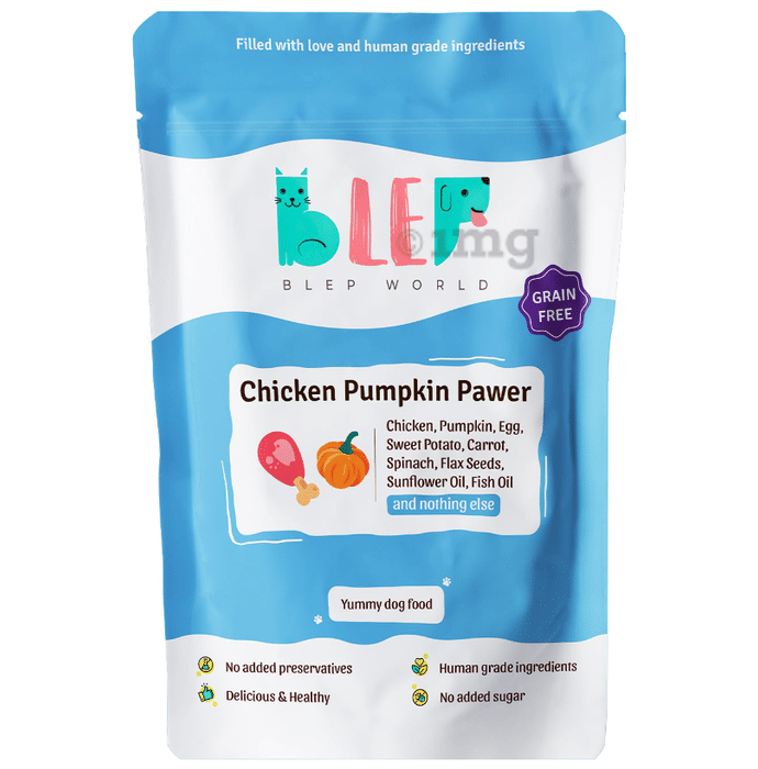 Blep World Chicken Pumpkin Pawer Wet Dog Food (300gm Each)