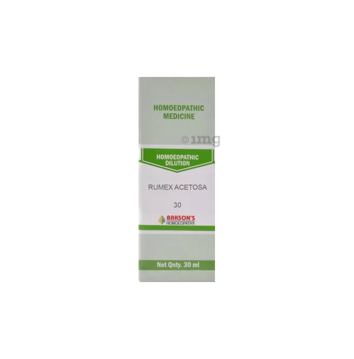 Bakson's Homeopathy Rumex Acetosa Dilution 30