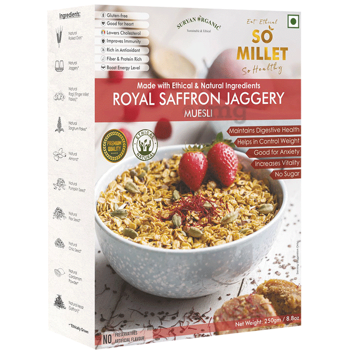 So Good Royal Saffron Jaggery Muesli
