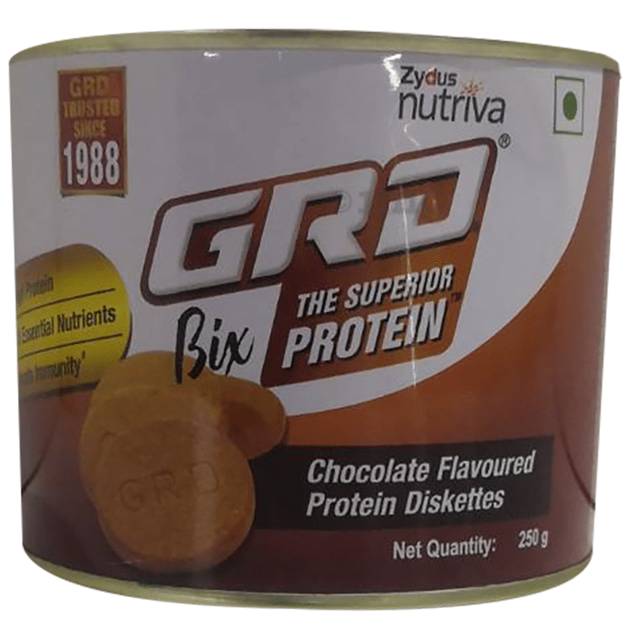 GRD Bix The Superior Protein for Immunity | Flavour Chocolate Diskette