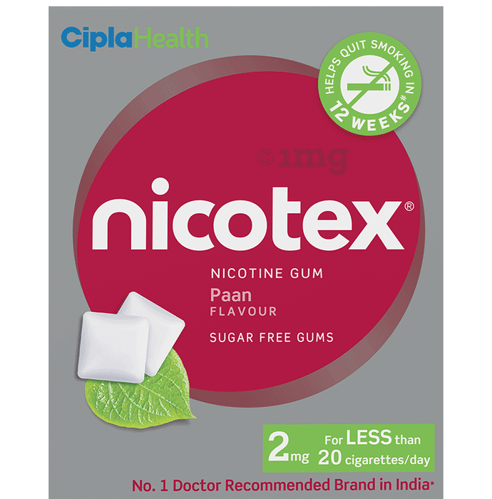 Nicotex Sugar Free Paan Chewing Gums