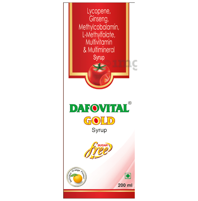 Dafovital Gold Syrup Delicious Orange