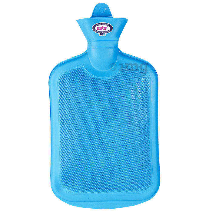 Crescent Non-Electric Rubber Hot Water Bag Blue 1500ml