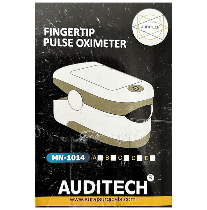Auditech MN 1014 Fingertip Pulse Oximeter Black
