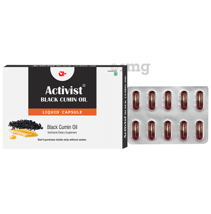 Activist Black Cumin Oil Liquid Capsule (10 Each)