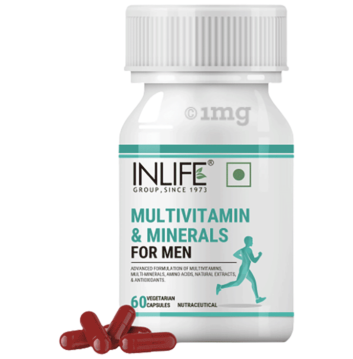 Inlife Multivitamin for Men Capsule with Minerals, Amino Acids & Antioxidants