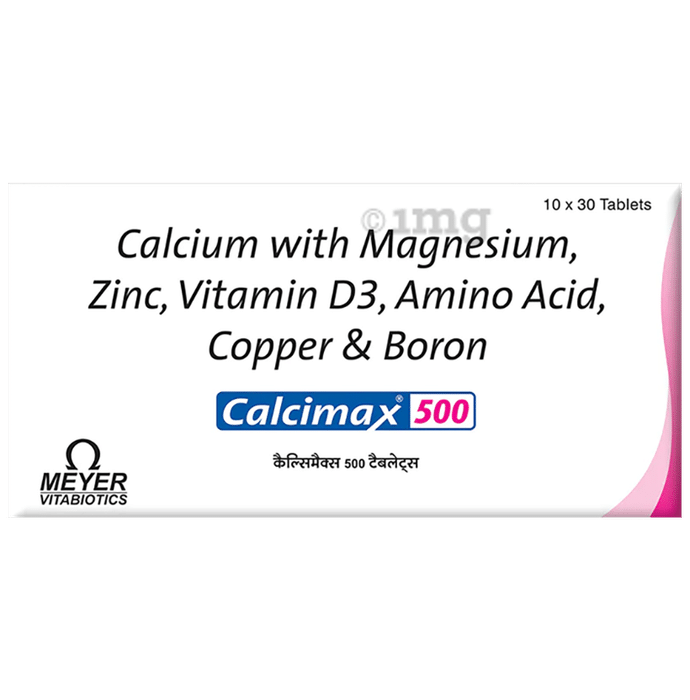 Calcimax Calcium 500 Tablet for Bone Health | Bone, Joint & Muscle Care