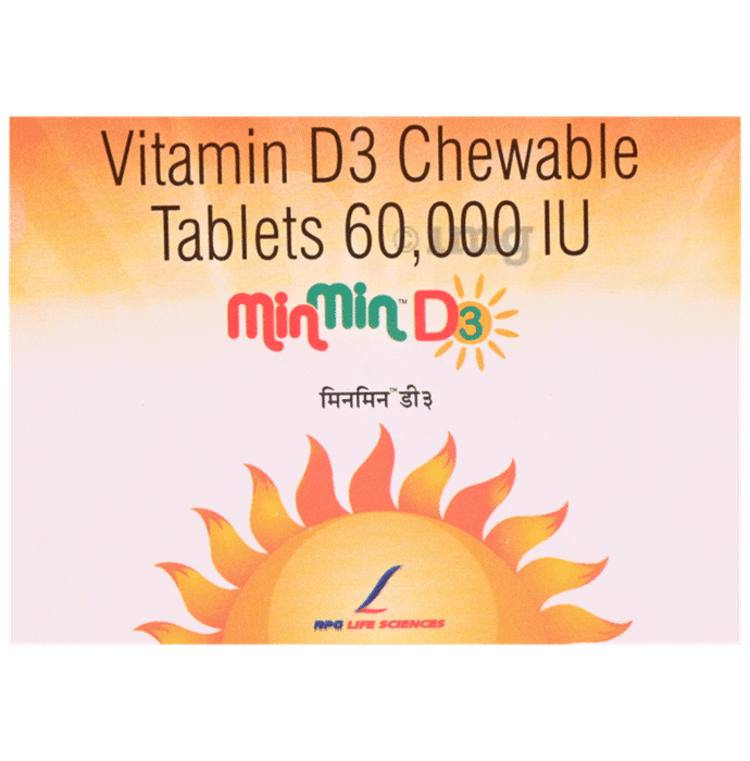 Minmin D3 Chewable Tablet