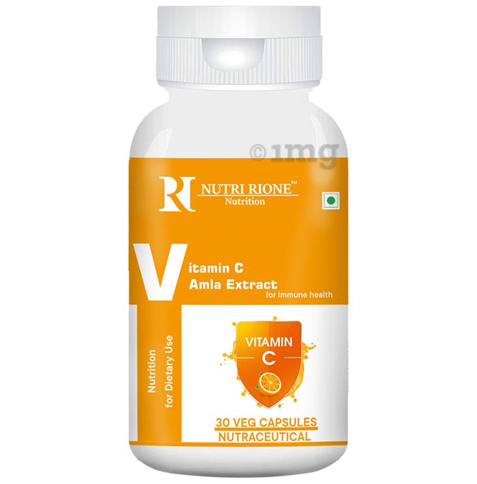 NutriRione Vitamin C Amla Extract Veg Capsule for Immune Health