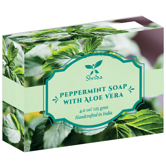 Shrida Peppermint with Aloe Vera Soap