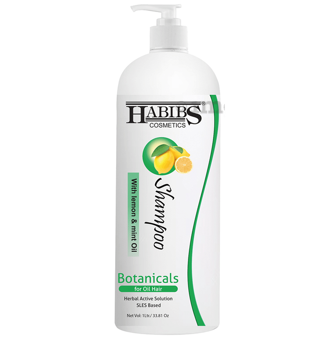 Habibs Shampoo with Lemon & Mint Oil for Oil Hair