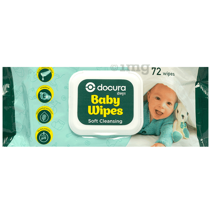 Docura Baby Wipes Soft Cleansing (72 Each)