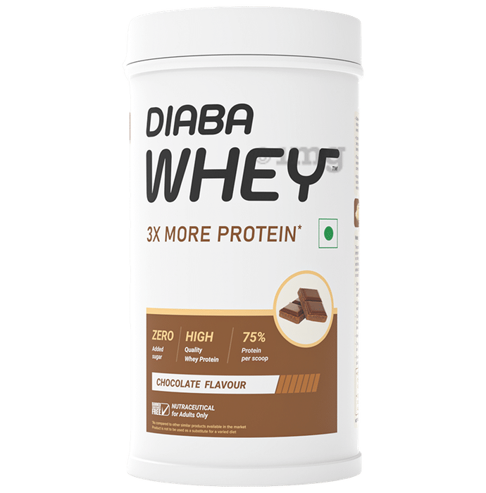 Diaba Whey 3X More protein Powder Chocolate