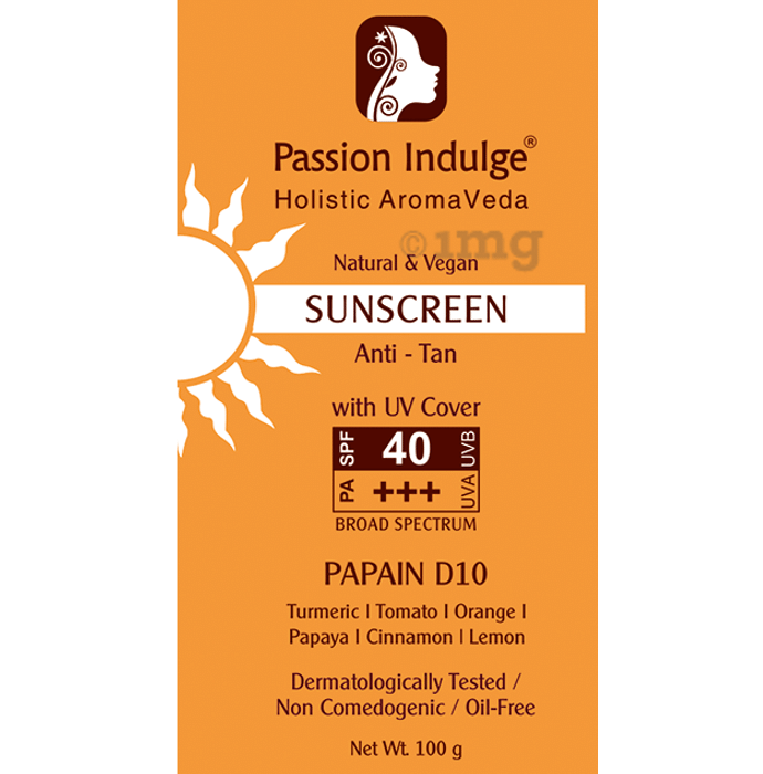 Passion Indulge Sunscreen SPF40 PA+++ Papain D10